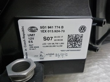 VW GOLF VII LIFT GTE FULL LED лампи ляво дясно КРИК БГ