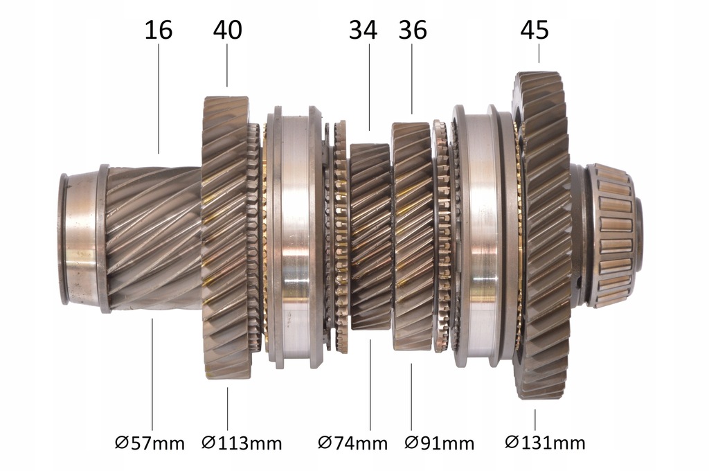 Задвижващ вал 02E DQ250 DSG VW AUDI Product image