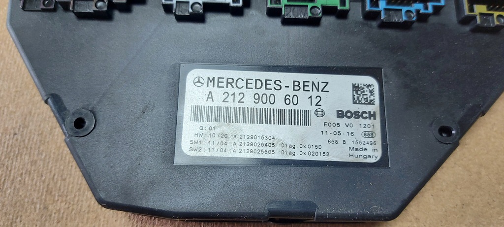 Предпазители на SAM модула на драйвера на Mercedes E W207 Product image