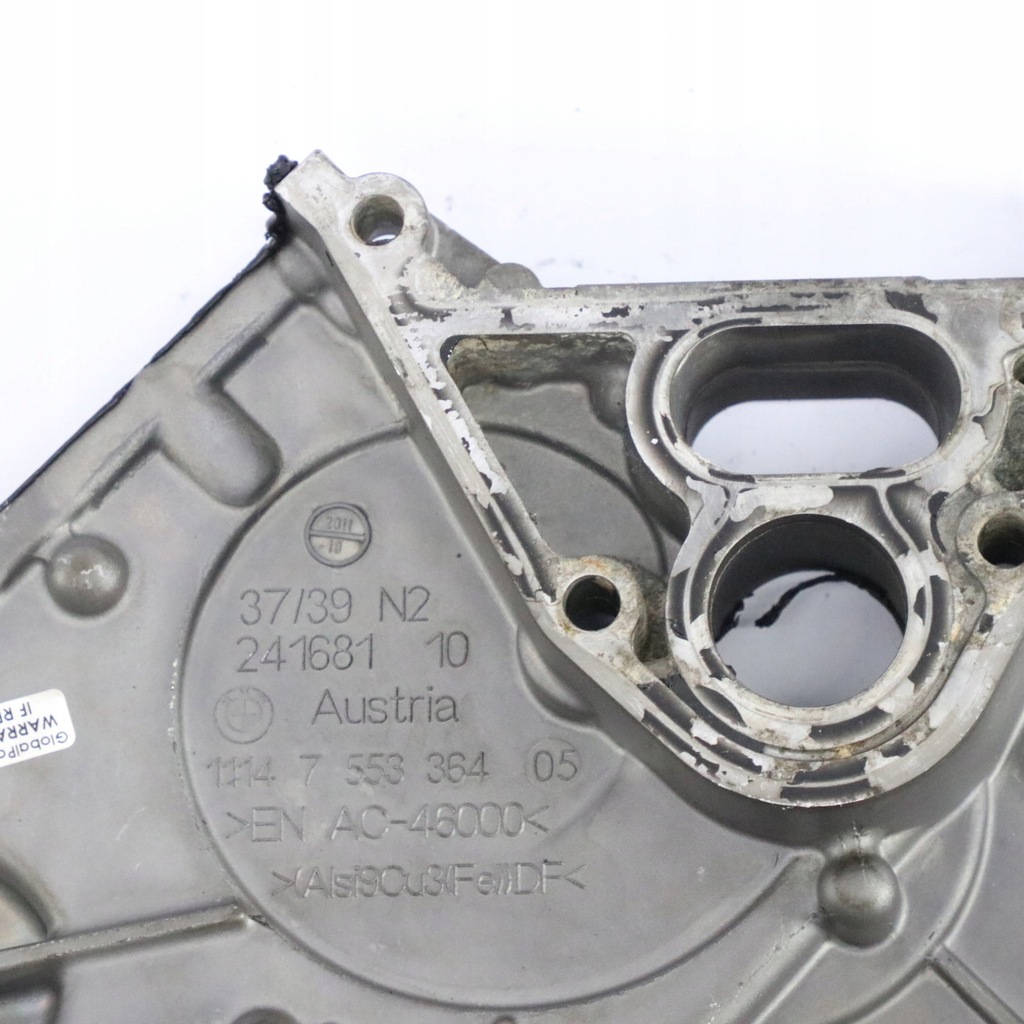 BMW F10 F11 F13 E70 N63 Долен ангренажен капак 7553364 Product image