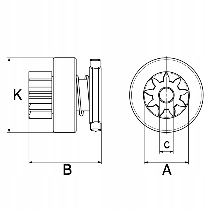 Регенериран съединителен комплект бендикс на стартер 1006209642 Product image