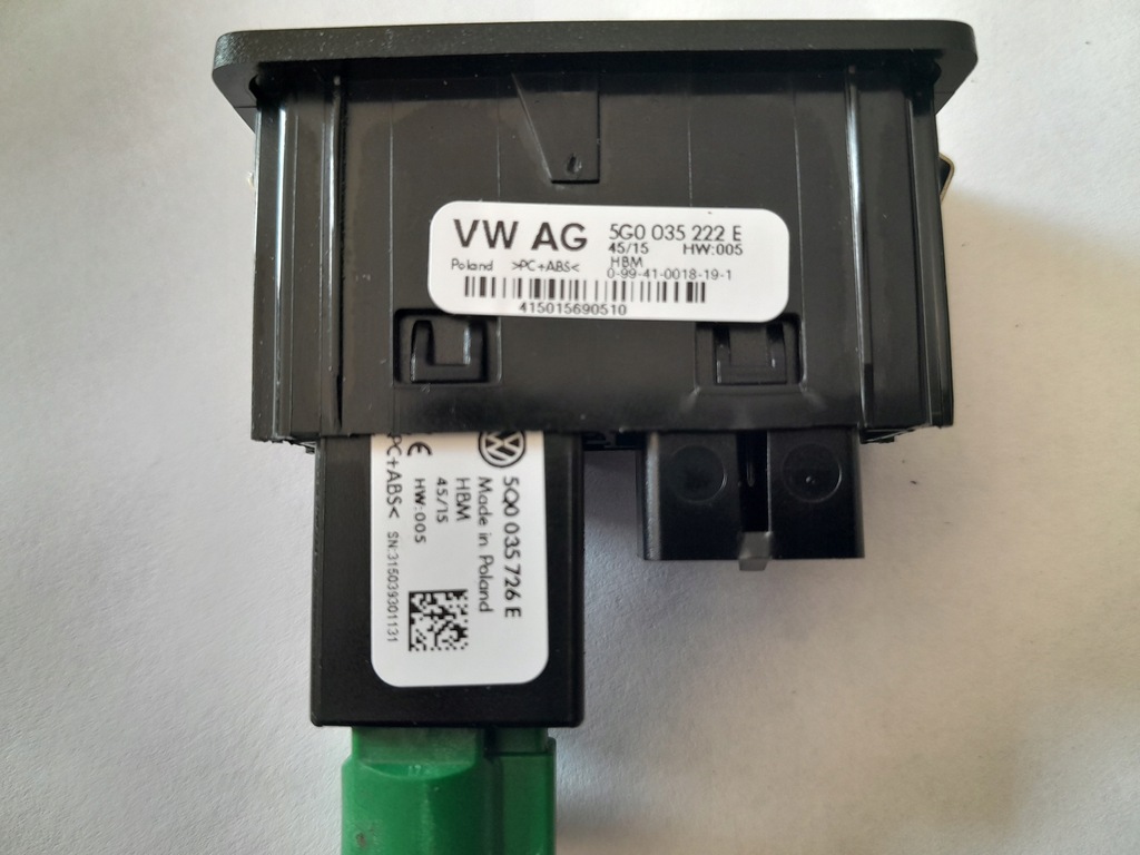 USB AUX ГНЕСКО 5G0035222E VW GOLF VII Product image