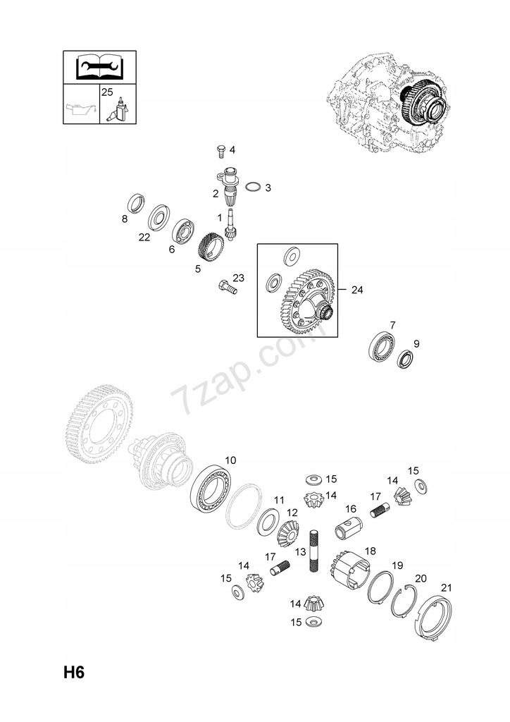 ДИФЕРЕНЦИАЛ ДЕФЛЕКТОР VIVARO A 01-14г Product image