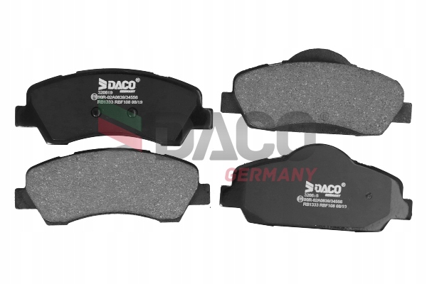 DACO Спирачни накладки ПРЕДНИ Product image