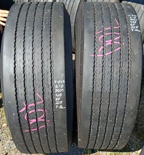 425/65R22.5 (C243) FIRESTONE TSP3000. 10 мм